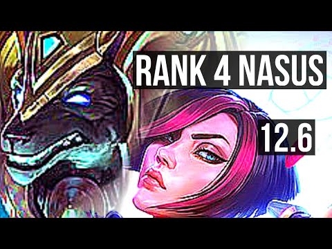NASUS vs FIORA (TOP) | Rank 4 Nasus, 6/4/17 | TR Master | 12.6