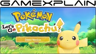 Pokémon Let's Go Pikachu - Demo DIRECT FEED Co-Op Gameplay (Viridian Forest)
