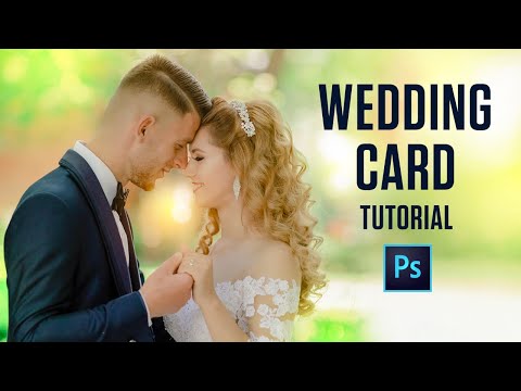 How to Create a Wedding Invitation Card in Photoshop |...