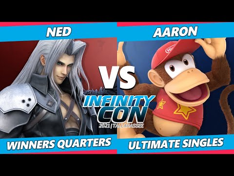 Infinity Con 2021 Winners Quarters - Ned (Sephiroth) Vs. Aaron (Diddy Kong) SSBU Ultimate Tournament