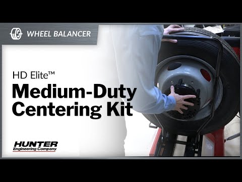 HD Elite™ Wheel Balancer: Using the Medium-Duty Centering Kit