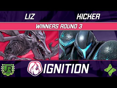 Ignition 258 WINNERS ROUND 3 - Liz (Ridley) vs Kicker (Dark Samus)