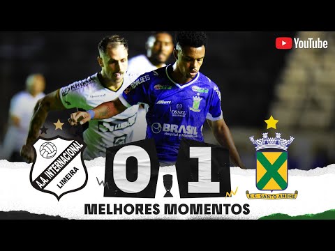Gols e lances de Internacional de Limeira x Santo André