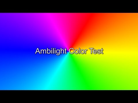 Ambilight Color Test