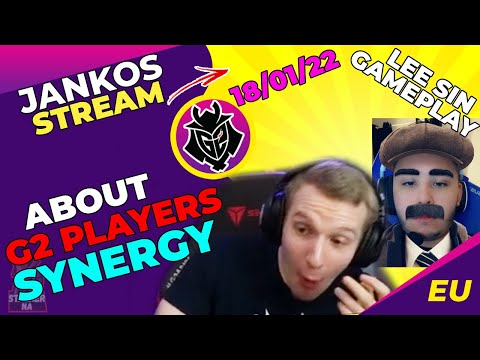 G2 Jankos - About G2 Players Synergy | Lee Sin Jungle Gameplay vs G2 BrokenBlade Gragas | 18/01/22