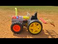 How To Make Matchbox Tractor I DIY Matchbox Tractor With DC Motor I Science Project I MiniTractorToy