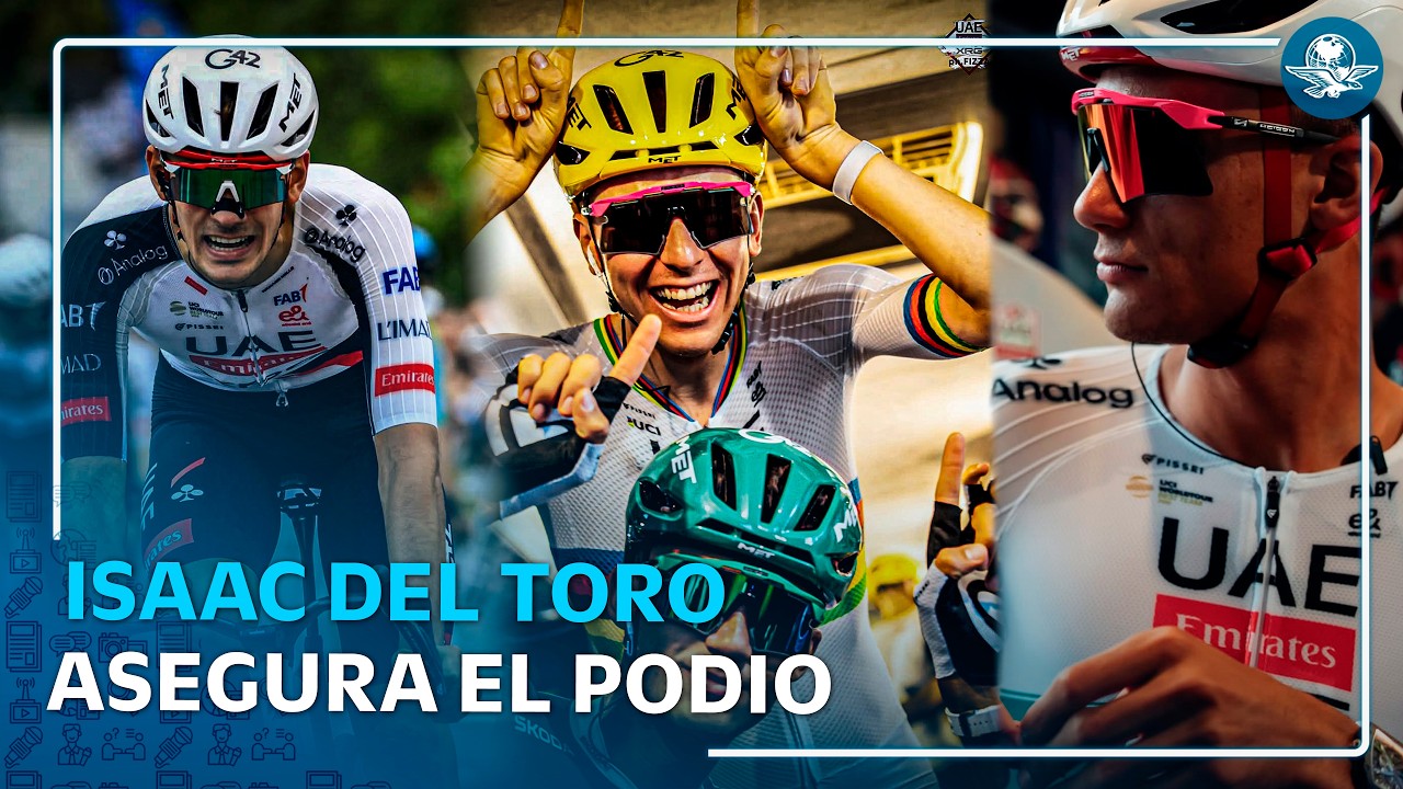 Isaac del Toro hace historia; Sheinbaum lo felicita por asegurar su podio en el Tour de Francia