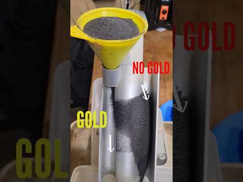 Amazing tool, Eliminating Magnetic Black Sand, Gold Prospecting!! #shorts #gold #easy