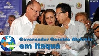preview picture of video 'Geraldo Alckmin em Itaquaquecetuba, anuncia mais de 13 Milhões em investimentos.'