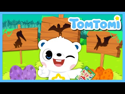 [🔥NEW] The Great Dino Escape – Pterodactyls🪽 | Guess the Dinosaur | Learn Shapes for Kids #TOMTOMI