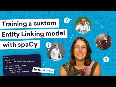 Training a custom entity linking mode with spaCy