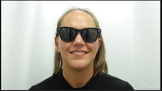 Woman model wearing Ray-Ban RB0707S 901/31 Sunglasses