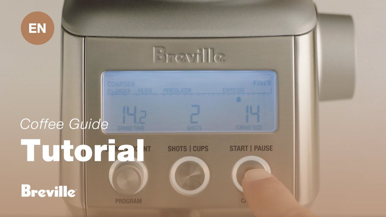 Breville coffee guide tutorial - How to use the Smart Grinder™ Pro