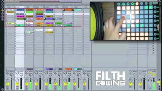 Filth Collins - Live Dubstep Mashup (Ableton & Novation Launchpad)