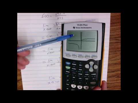 How to find Horizontal Asymptotes using Limits (Advanced Example)