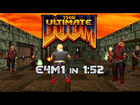 Doom E4M1 UV Max in 1:52