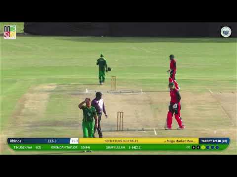 2025-26 Zimbabwe Domestic T20 - Match 18 - Rhinos vs Mountaineers
