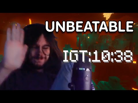 Can I beat Minecraft in under 10 minutes? (answer: no) (stream highlights)