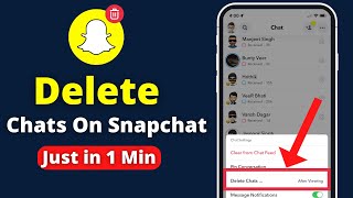 How To Delete Snapchat Chats Permanently | Snapchat Ke Message Delete Kaise Kare