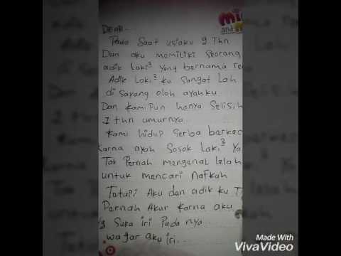 permintaanku hanya satu peluk aku ayah