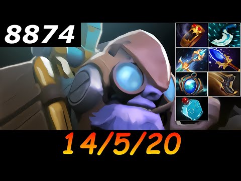 Dota 2 Tinker 8874 MMR 14/5/20 (Kills/Deaths/Assists) Ranked Full Gameplay