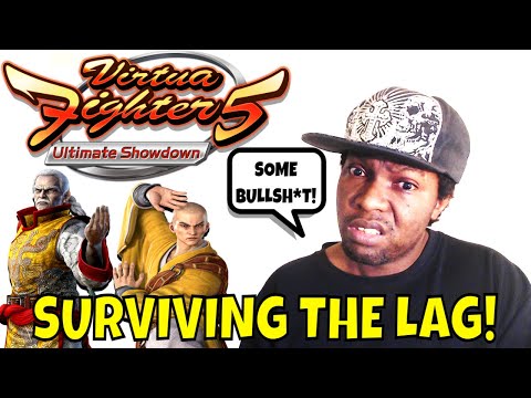 VF5US- SURVIVING THE LAG OF BANOK! (Virtua Fighter 5: Ultimate Showdown)- Lau Chan Gameplay, FGC.