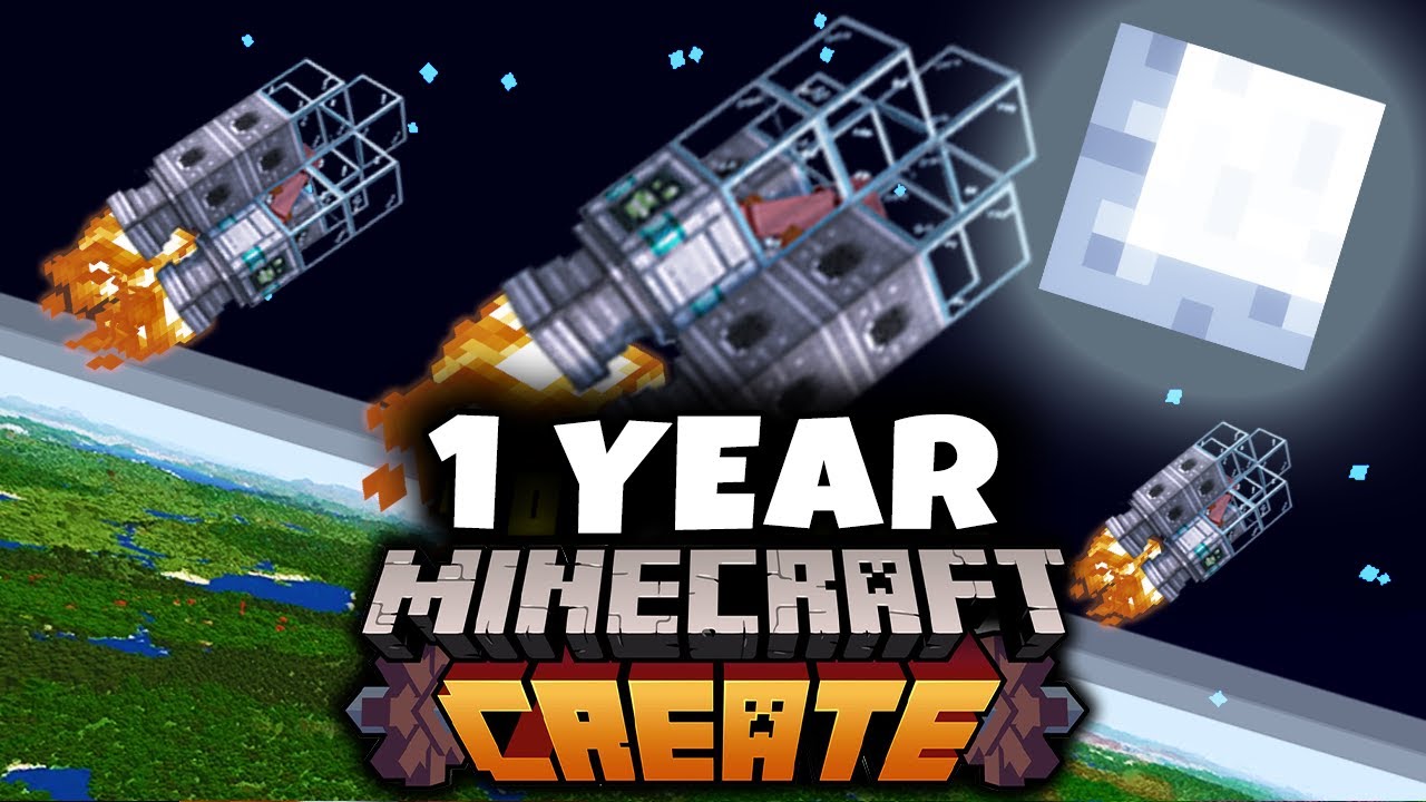 We Survived 1 YEAR in the CREATE MOD [FULL MOVIE]