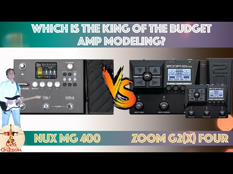 Zoom G2x Four vs NUX MG 400: which one to buy? Which is the best budget amp modelling pedalboard?