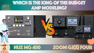 Video thumbnail for Zoom G2x Four vs NUX MG 400: which one to buy? Which is the best budget amp modelling pedalboard? by Leo Gibson