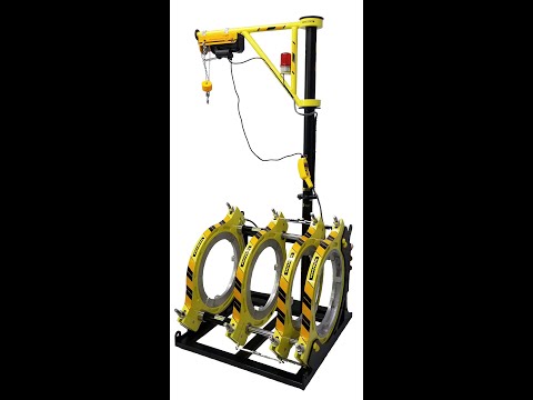 Hdpe pipe butt fusion welding machine, low