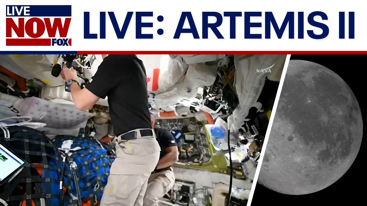 LIVE: NASA Artemis II crew on return to Earth after record-setting journey around the moon