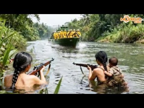 女特工背着孩子水下伏擊日軍，殺得日軍膽戰心驚⚔️ 抗日擂台| Kung Fu |2025 動作電影