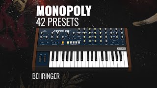 BEHRINGER MONOPOLY - 42 PRESETS