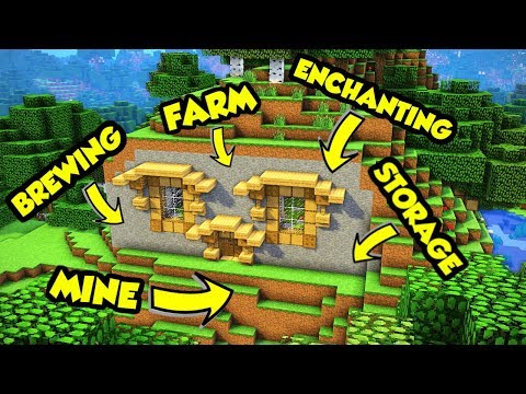 Minecraft Hillside House Tutorial (How to Build) Video