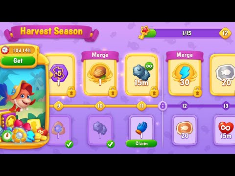 @Fishdom Hard Level 12187 - 12189. Harvest Season Level 11 🔓