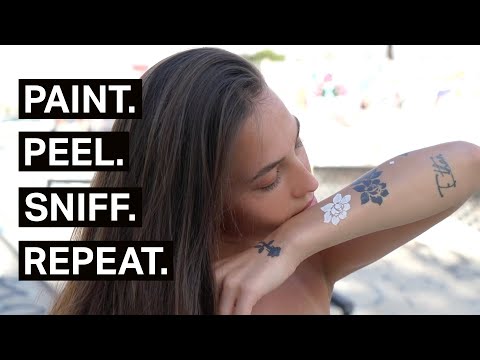 Paint. Peel. Sniff. Repeat. | AMKIRI logo