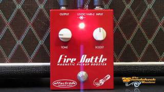 Video thumbnail for Effectrode Fire Bottle Booster Video Review And Demo by The Soundcheck Sessions