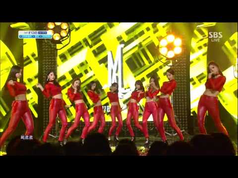 [Nine Musings] - Glue @ Popular song Inkigayo 131208