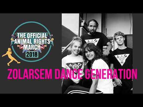 Zolarsem Dance Generation at The Official Animal Rights March in Amsterdam 2018