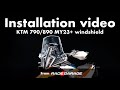 ktm 790 890 my23 windshield evo2 installation rade garage