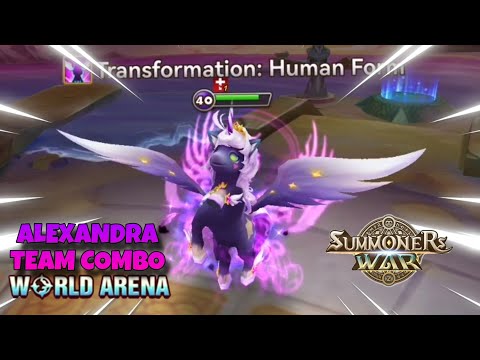 Alexandra Team Combo in World Arena Ep. 4 - Summoners War