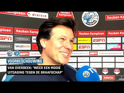 William van Overbeek vervangt de zieke De Gier op de bank tegen De Graafschap