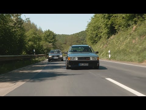 Scirocco GTX 16V and Audi 80 Coupe on the road | EmTy