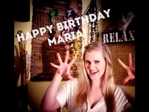 Happy Birthday Maria!!!!
