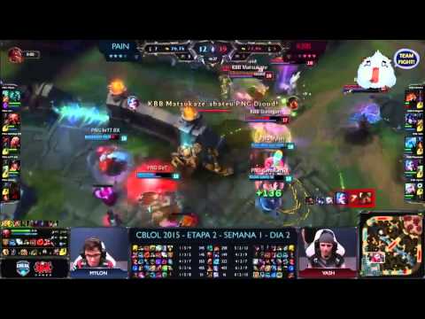 PAIN x KBB - CBLoL S1 - W1D2 - Best of 2