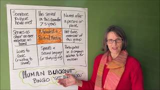 Group Energizer: Blackout (Get to Know You) Bingo