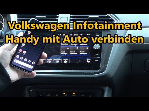 VW connect to car via Bluetooth with mobile phone pairing Volkswagen Infotainment smartphone connect