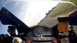 Vidéo Circuit de Lurcy Levis 28 Septembre 2014 Honda 1000 VTR F 3 prises de vue par Jeanmanchesec