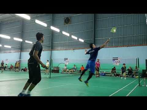 Badminton Double Sparring Session -  Aiman Malek / Junior Oh vs Mohd Lutfi / Arshad Mazlan