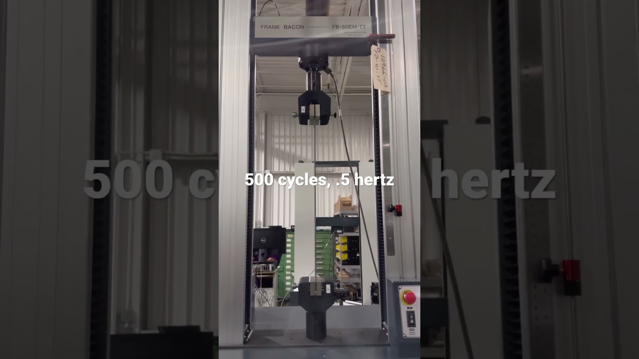 Low Cycle Fatigue Test ISO 21181 Conveyor Belt How To #fatigue #materialtesting